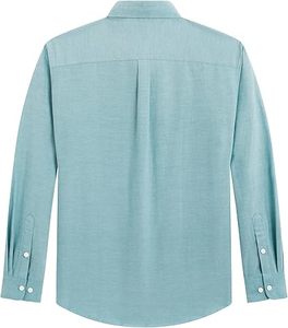 เสื้อเชิ้ตผู้ชาย Element Oxford รุ่น Solid Casual แบบติดกระดุม คอปก แขนยาว มีกระเป๋า รุ่น 2026 Core Professional Edition - Product Image 2