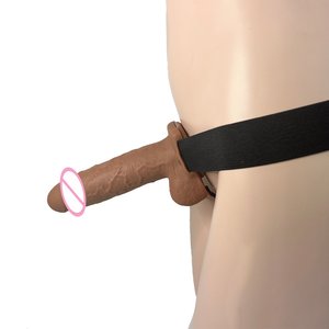 ของเล่นทางเพศแบบสวมใส่ได้ ขนาด 7 นิ้ว รูปทรงเหมือนจริง สั่นสะเทือนทรงพลัง ชาร์จไฟได้ แบบกลวง สำหรับผู้ชายและผู้หญิง - Product Image 2