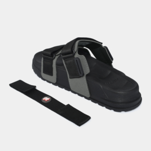 Sandalias de Plataforma con Tiras Cruzadas Negras, Ligeras, de Secado Rápido, Diseño Casual con Cierre Cómodo de Velcro - Product Image 2