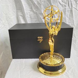 Sẵn Sàng Để Tàu Cuộc Sống Kích Thước 39Cm Kim Loại Học Viện Giải Thưởng Trophy Grammy Emmy Giải Thưởng Bản Sao Bức Tượng Mạ Với Hộp Quà Tặng - Product Image 2
