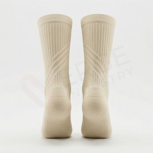 Men's Crew <b>Socks</b> Solid <b>Color</b> Knitted Breathable 100% Cotton Autumn Daily Wear Regular Style - Product Image 2