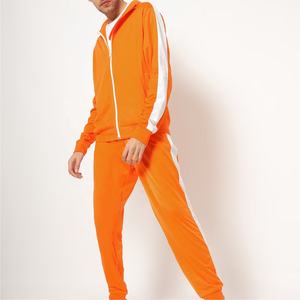 Chándal Informal de Invierno Personalizado OEM, de Alta Calidad, de Poliéster y Felpa, Estampado, de Secado Rápido, Transpirable, con Rayas Laterales Sublimadas - Product Image 1