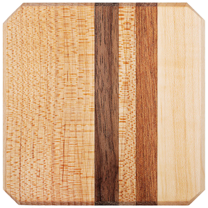 Premium Classic Square Durable Eco-Friendly Wooden Drink Coaster <b>Set</b> for Kitchen Dining Coffee Table Office <b>Desk</b> Cafe Restaurant - Product Image 4