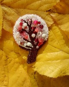 MD HANDICRAFTS Decorative Embroidery Beaded Brooch Pin for <b>Wedding</b> & Gift Use on Women & Children's <b>Shawls</b> Scarves Jackets - Product Image 1