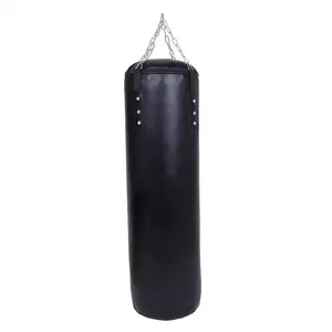 Sac de frappe de boxe robuste en cuir véritable de haute qualité avec rembourrage en matériaux mixtes et options personnalisables - Product Image 2
