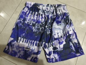 Men's Custom Sublimated Basketball Shorts Double-<b>Layer</b> Mesh Printed Breathable Embroidery Summer Basketball Mesh Shorts - Product Image 2