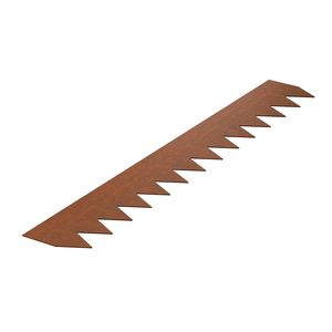 Bordure de jardin en acier résistant aux intempéries, effet métal vieilli, 6 packs - 40 x 6 pouces, séparateur de plantes artificielles pliable - Product Image 4