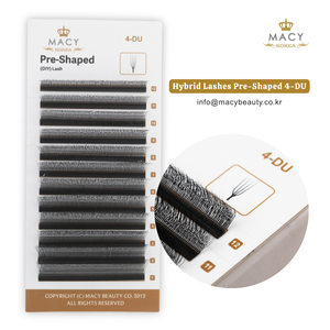 Pestañas Híbridas Preformadas 4-DU, Extensiones de Pestañas MACY BEAUTY KOREA, Pestañas al por Mayor, Personalizadas, Marca Privada, Alta Calidad - Product Image 5