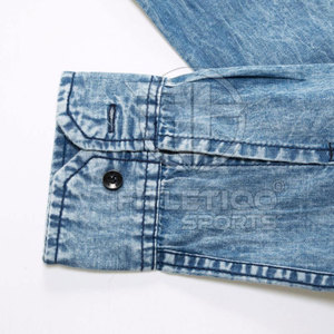 Camisas de Mezclilla Casuales para Hombre en Oferta, Tela Denim 100% Algodón, Ligeras, Transpirables, de Secado Rápido, Impermeables, Corte Regular, Alta Calidad - Product Image 5