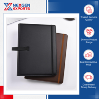 Nexgen Exports Classeur à 3 anneaux en cuir PU personnalisable pour les besoins de bureau, scolaires et professionnels