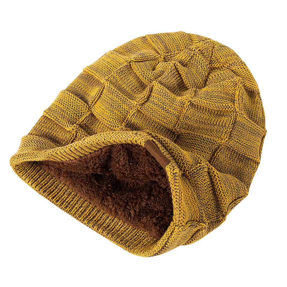 Customized Logo Knit Beanie Hats With Textured Stitch Detail Beanie ...