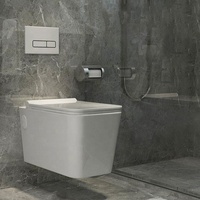 TOILETTE MURALE DERNIÈRE COLLECTION DE CONCEPTION MATÉRIAU CÉRAMIQUE COMMODE MODERNE MONTAGE MURAL CONCEPTEUR D'ARTICLES SANITAIRES
