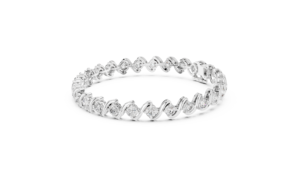 Bracelet tennis en argent S925 plaqué or avec diamants de laboratoire taille ronde, prix d'usine, pour femme, bracelet d'anniversaire, look luxueux - Product Image 4