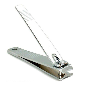 Factory Price Matte Black Luxury Stainless Steel Straight Nail Clippers High-Tension Precision Grooming Tool for Toenail Sharp - Product Image 1