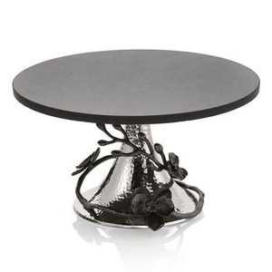 Eco-friendly golden tray Two-tier dessert <b>stand</b> <b>Vintage</b> metal <b>cake</b> <b>stand</b> Ornamental handle serving tray Hammered Finish Serving - Product Image 6