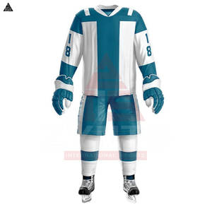Uniforme de hockey sur glace de dernière génération, taille personnalisée, uniforme de hockey sur glace pour adulte, uniforme de hockey sur glace respirant, personnalisable - Product Image 2