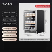 SICAO 2-22C °   Armoire réfrigérée à vin à température et humidité contrôlées, réfrigérateur à boissons, cave à vin, refroidisseur à vin