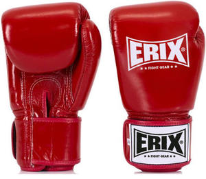 ถุงมือหนังคุณภาพสูงปี 2026 แบบสั่งทำพิเศษ พร้อมแถบตีนตุ๊กแกสำหรับรัดข้อมือ สำหรับฝึกซ้อมมวย ซ้อมต่อสู้ MMA มวยไทย - Product Image 1