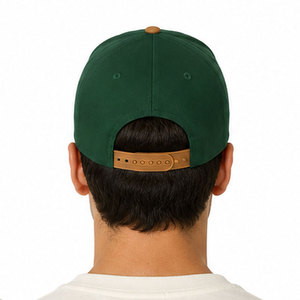 Nouveau chapeau structuré pour hommes avec panneau avant rigide, fermeture arrière réglable, ajustement confortable, tissu respirant et style décontracté simple - Product Image 5