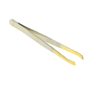 Pinzas Profesionales para Cejas con Punta Inclinada, Herramienta de Belleza para Salón, Hogar y Uso Personal - Product Image 2