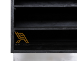 Minimalist Design Modern Style Side Cabinet with <b>Storage</b> Shelves and <b>Drawers</b> for Console Table Furniture Decoration - Product Image 6