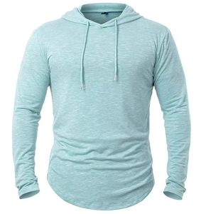Sudadera con Capucha de Alta Calidad para Hombre, Manga Larga, Secado Rápido, para Entrenamiento, Verano, Casual, Running - Product Image 2
