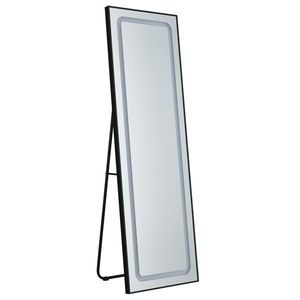 Specchio LED in Alluminio 63*20 Pollici Rettangolare ad Angolo Retto con 3 Tonalità di Illuminazione, Luminosità Regolabile, Funzione Memoria, da Appendere o da Tavolo - Product Image 3