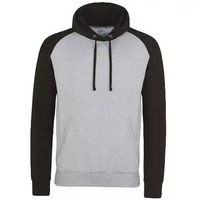 Sweat-shirt en coton à manches raglan, sweat-shirt à cordon, sweat-shirt avec logo personnalisé