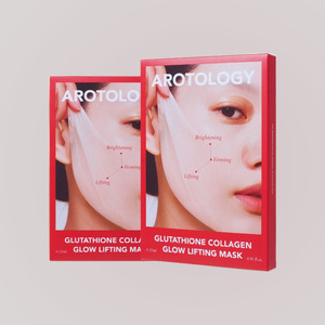 Mascarilla facial de belleza Arotolroji con glutatión y colágeno, mascarilla iluminadora y tensora, 5 unidades, mascarilla facial coreana con PDRN de salmón. - Product Image 2