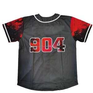 Maillot de baseball violet personnalisé imprimé, uniformes d'équipe sportive universitaires brodés, unisexe, respirant et à séchage rapide pour le softball - Product Image 6