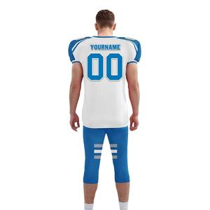 Camiseta de Fútbol Americano al por Mayor para Hombre, Verde, Transpirable, de Manga Corta, Cuello en V, Diseño Negro, Uniforme de Fútbol Americano - Product Image 4
