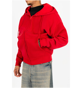 ชุดวอร์มกีฬาผู้ชายแบบมีฮู้ด ผ้าฟลีซ ระบายอากาศได้ดี 2 in 1 สำหรับฤดูหนาว  รับสกรีนแบรนด์ - Product Image 5