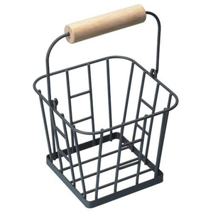 Organisation de la maison avec un panier de rangement en fil métallique élégant et durable, finition or rose, poignées intégrées pour un transport facile - Product Image 4