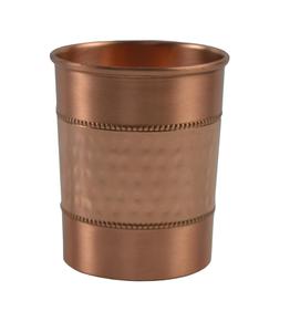 Hammered <b>Copper</b> Handmade Eco-Friendly Drinking <b>Cup</b> & Tumbler for Water Ayurvedic & Kitchen Use Gift - Product Image 1