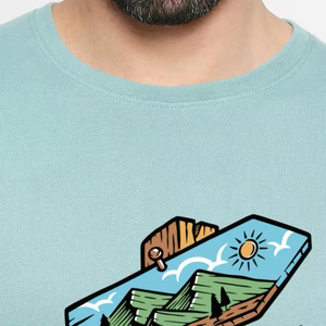 T-shirt graphique vintage pour homme, t-shirt en coton oversize streetwear, t-shirt tendance hip hop, t-shirt imprimé décontracté, style urbain - Product Image 6