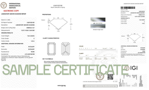 Diamant de laboratoire CVD exclusif de 7,00 carats, couleur F, pureté VVS, taille émeraude, certifié IGI, idéal pour les bagues de fiançailles modernes et les bijoux - Product Image 4