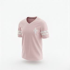 Camiseta de Fútbol Americano de Verano para Hombre de Alta Calidad, Cuello en V, Tallas Grandes, 100% Poliéster, Transpirable, de Secado Rápido, RIVIAN - Product Image 5
