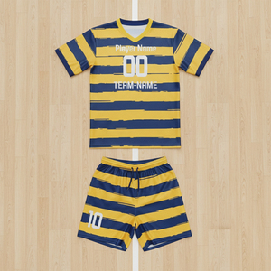 Uniformes de Fútbol Personalizados de Verano para Clubes Deportivos, con Impresión Sublimada, 100% Poliéster - Product Image 1