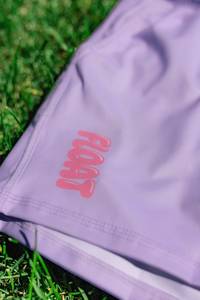 Wholesale Rate Solid Purple Casual <b>Shorts</b> With Elastic Waist Swim Wear Back Pocket Mid Length <b>Woven</b> Fabric Men's <b>Shorts</b> - Product Image 4