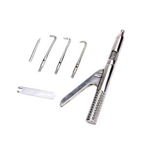 Extracteur de couronnes dentaires avec 3 embouts interchangeables en acier inoxydable, extracteur de bridges automatique, instruments chirurgicaux CE par Grip Surgical - Product Image 4
