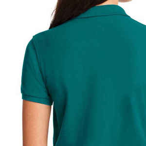 ปกเสื้อกอล์ฟแบบเรียบคุณภาพสูงสำหรับผู้หญิง ออกแบบเองได้ ขายส่ง สไตล์วินเทจ ผลิตจากผ้าฝ้ายผสมโพลีเอสเตอร์ เป็นมิตรต่อสิ่งแวดล้อม - Product Image 2
