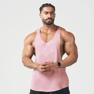 Popular Hot Selling Sleeveless Tops Vest Fitness Gym Wear Bodybuilding Custom Mens Training Tank Tops - Product Image 3