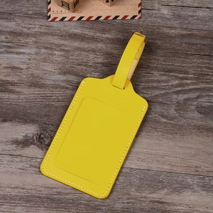 Sophisticated Top-Grain Leather Baggage Identifiers Custom Embossed Full Grain Leather Travel Accessories LTG-0348 - Product Image 3