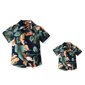 Camisa Floral de Verano Unisex a la Moda para Todas las Edades, Estilo Hawaiano con Cuello Camisero, Multicolor, Mangas Cortas, Alta Calidad - Product Image 5