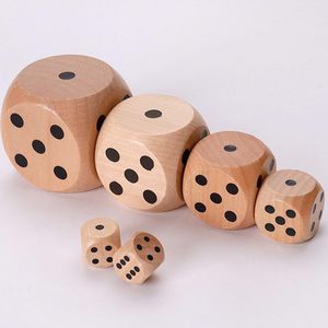 Dados de Madera con Números Grabados para Juegos de Mesa, Fiestas, Niños y Adultos - Product Image 6