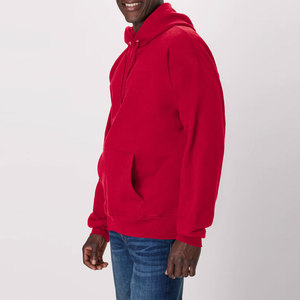 Sudadera con Capucha Roja Premium - Sudadera de Forro Polar Grueso para Ropa Urbana - Fabricante de Ropa Personalizada Directo de Fábrica en Sialkot - Product Image 2