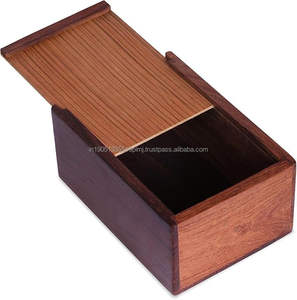 Boîtes d'urnes en gros personnalisées gravées avec des urnes de crémation en bois de manguier fini poli urnes de crémation commémoratives pour les cendres humaines - Product Image 4