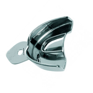 Porte-empreinte dentaire avec bordure S, en acier inoxydable, réutilisable, autoclavable, sans perforation, orthodontique - Product Image 4