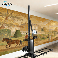 Imprimante murale verticale UV Faith pour impression murale 3D, machine d'impression pour décoration grand format sur surfaces en béton, céramique et verre