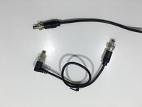 Connecteur DC à anneau de verrouillage 5.5x2.1 pour faisceau de câblage automobile, câble noir 20 AWG 500mm, option ROHS Techly-307 OEM